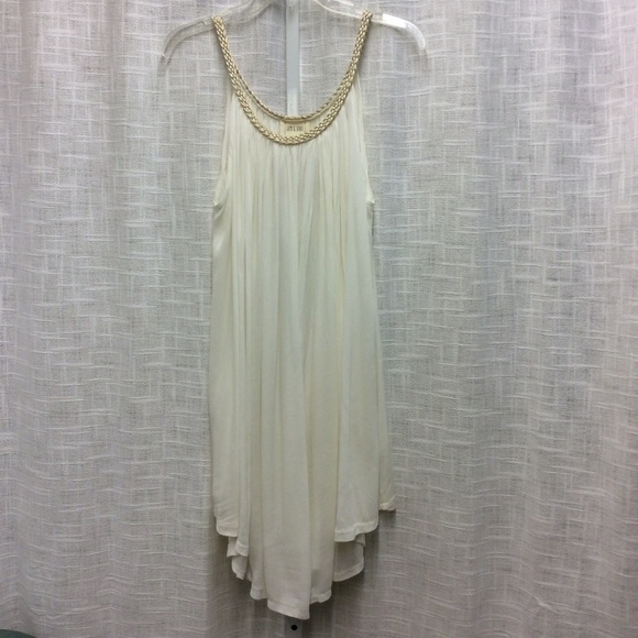 Sand & Spirit Dresses & Skirts - Sand & Spirit Cream/ gold Tunic/dress Size M